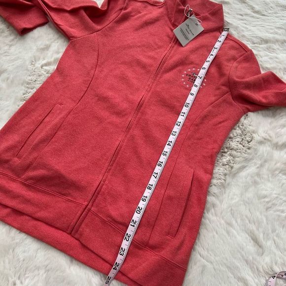 NWT Peter Millar Chatham Bars Inn womens Sweater Full Zip Up Nantucket Red sz XS - Picture 11 of 13